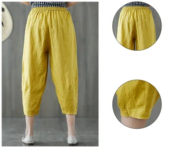 2022 Mai Noi Femei Lenjerie Pantaloni Casual De Bună Calitate Pentru Femei Pantaloni Lenjerie Design Original, Casual Material Confortabil Doamna Pantaloni