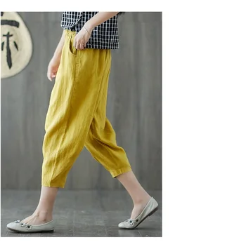 2022 Mai Noi Femei Lenjerie Pantaloni Casual De Bună Calitate Pentru Femei Pantaloni Lenjerie Design Original, Casual Material Confortabil Doamna Pantaloni 1