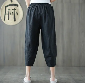 2022 Mai Noi Femei Lenjerie Pantaloni Casual De Bună Calitate Pentru Femei Pantaloni Lenjerie Design Original, Casual Material Confortabil Doamna Pantaloni 3