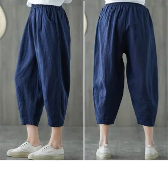 2022 Mai Noi Femei Lenjerie Pantaloni Casual De Bună Calitate Pentru Femei Pantaloni Lenjerie Design Original, Casual Material Confortabil Doamna Pantaloni 4