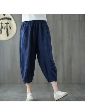 2022 Mai Noi Femei Lenjerie Pantaloni Casual De Bună Calitate Pentru Femei Pantaloni Lenjerie Design Original, Casual Material Confortabil Doamna Pantaloni 5