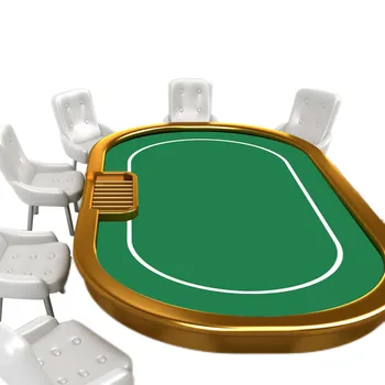 Texas Hold 'Em Capac De Masă Mat Profesionist De Poker Texas Hold' Em Mat De Masă Se Acoperă Cu Pânză De Cauciuc Material Cauciuc Material De Masă