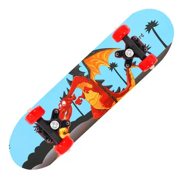 Copil Skate Skateboard Copii Skateboard 60*15cm Dublu Rocker Spider Longboard Desene animate Childern Skateboard Artar Bord