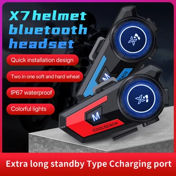 X7 Motocicleta Cască Cască Mișcare Cască Cască Răspunde Automat La Apeluri Handsfree Wireless Stereo Pentru Căști