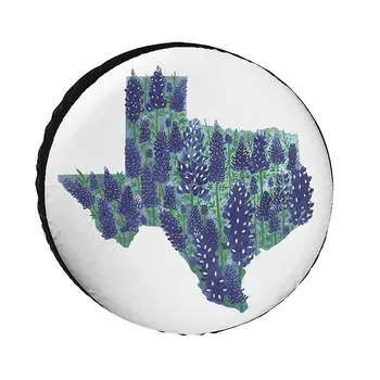 Texas state Flori de nu-ma-uita Univers Explorare Anvelope Acoperă Capacul Roții Protecție la Intemperii UV de Protecție de Rezervă