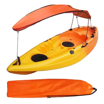 Singur Caiac Tent Universal Canoe Umbra Soare Copertina Copertina Anti-UV rezistent la apa 125x80x65cm Pliabil Barca Accesorii 2