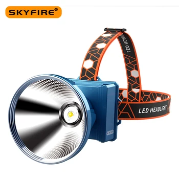 SKYFIRE Super-Luminos SST90 Far Reîncărcabilă lumina Reflectoarelor cu Baterii Far în aer liber, Camping Pescuit SF-316
