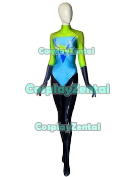 Incredibles 2 Voyd Colorant sub Cosplay Costum de Spandex Imprimare 3D Zentai Costum pentru Petrecerea de Halloween