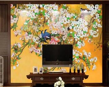beibehang tapet frumos Chineză mână-pictat trucuri flori și păsări, rațe mandarine fondul de perete papel de parede tapety 2