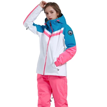 Fată de moda de Gheață Zăpadă Costum Purta Snowboarding Îmbrăcăminte Impermeabilă de Iarnă în aer liber, Costume de Schi, Jachete sau Curea Pantaloni Femei