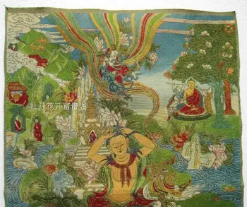 Chineză colectare Thangka broderie Buddha diagrama 1