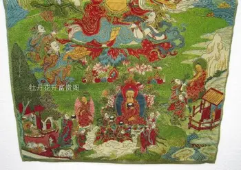 Chineză colectare Thangka broderie Buddha diagrama 3