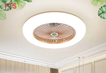 Simplu și modern LED cu telecomanda fan lumina acrilic ultra-subțire de lumină plafon restaurant silent fan dormitor lumina lămpilor