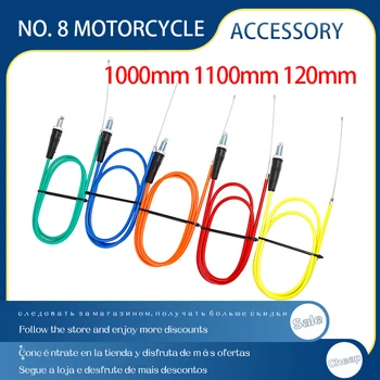 Colorate Universal Motocicleta de 1000/1200 MM Capul Drept Cablului de Accelerație Pentru Chinezi Groapă de Noroi Motor Pistă de Biciclete Mini MX Motocross