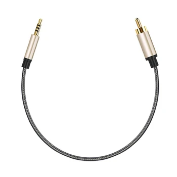 3.5 mm la RCA Cablu Audio,Nylon Împletit 3.5 mm AUX RCA Cablu Audio pentru SPDIF Stereo Cablu Digital Coaxial Receptor