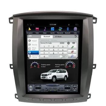 Tesla stil 4K Ecran Multimedia Masinii Nu DVD Player Navigatie GPS Pentru TOYOTA LAND CRUISER LC100 2003-2007 unitate radio de bandă 1