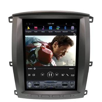 Tesla stil 4K Ecran Multimedia Masinii Nu DVD Player Navigatie GPS Pentru TOYOTA LAND CRUISER LC100 2003-2007 unitate radio de bandă 4