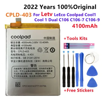 Original CPLD-403 Real 4100mAh Baterie Pentru Letv LeEco Coolpad Cool1 Rece 1 Dual C106 C106-7 C106-9 Baterii de Telefon Mobil+Instrument