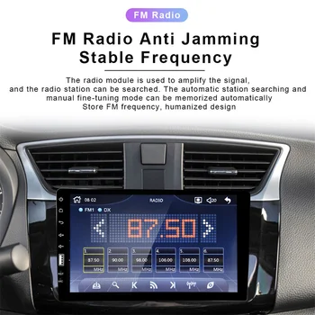 9-inch Stereo Auto Radio 1 Din Ecran Tactil D-Joc Universal Auto Multimedia MP5 Player, Bluetooth, Radio FM, Suport retrovizoare Camer 3