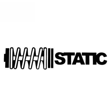 Static Stanced Redus Scăzut Poziție Fereastră Mașină Autocolant Vinil Decal Bara Accesorii Auto Negru/Argintiu,18cm