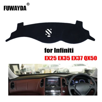 FUWAYDA tabloul de bord Masina acoperă mat pentru Infiniti EX25 EX35 EX37 QX50 volan pe Dreapta dashmat dash pad acoperă accesorii auto