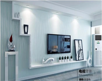 Beibehang Dormitor, tapet de perete dungi 3 d living cu dungi galbene 3D tapet, tapet albastru 0.53x10 m rola papel tapiz