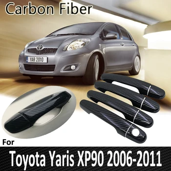 Pop pentru Toyota Yaris Vitz XP90 2006 2007 2008 2009 2010 2011 Mânerul Ușii de Acoperire Decorare Autocolant Accesorii Auto
