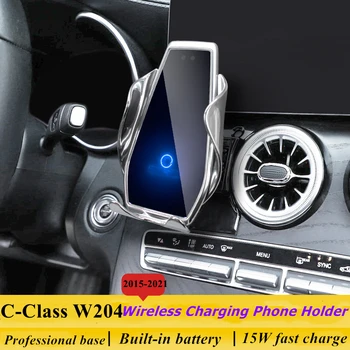 Wireless Incarcator Auto Suport De Telefon Mobil Pentru Mercedes Benz C 200 300 180 C200 C300 C180 2015 2016 2017 2018