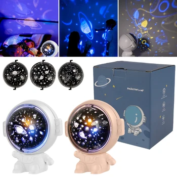 Astronaut Lumina de Noapte Proiector Reutilizabile Copii Cer Înstelat Lampa Proiector Star galaxy light proiector cadou de crăciun droshippin