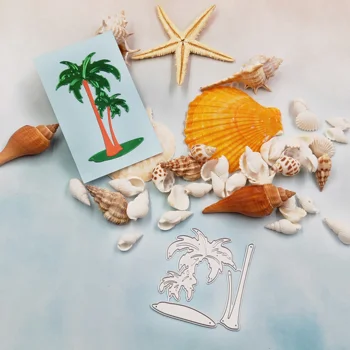 Copac de nucă de cocos de metal de tăiere mucegai 2019 șablon nou pentru DIY albumul album de relief carte de hârtie procesul de decorare manuală mucegai