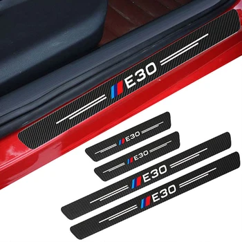 4buc Masina Autocolant Usa Decor Modificat de Protecție Pentru BMW E30 E34 E46 E60 E90 Ușa Placa de Uzură de Protecție Dotari 0