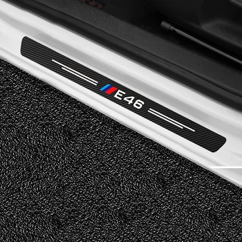 4buc Masina Autocolant Usa Decor Modificat de Protecție Pentru BMW E30 E34 E46 E60 E90 Ușa Placa de Uzură de Protecție Dotari 2