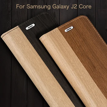 Piele Pu Caz De Telefon Pentru Samsung Galaxy J2 De Afaceri De Bază De Caz Pentru Samsung Galaxy J2 Core Flip Book Case Silicon Moale Înapoi Caz