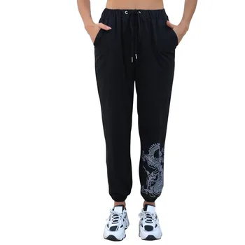 Pantaloni De Mujer Nou Pantaloni Lungi Imprimate Doamnelor pantaloni de Trening Femei Joggeri Cordon Pantaloni Casual pentru Femei