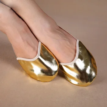 Aur de o Jumătate de Pantofi de Balet Eurythmics Belly Dance Costum de Piele Talpa S/m/l /xl