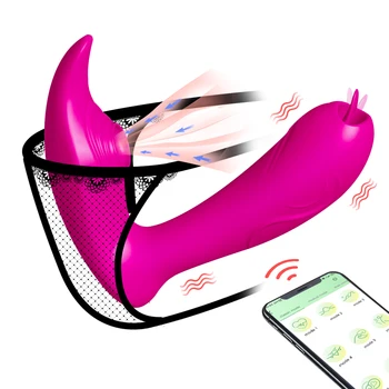 Fluture Portabil Supt Lins Vibrator Stimulator Clitoris Sfarcuri Masaj Fraier Limba Masturbator Adulți De Sex Feminin Jucarii Sexuale